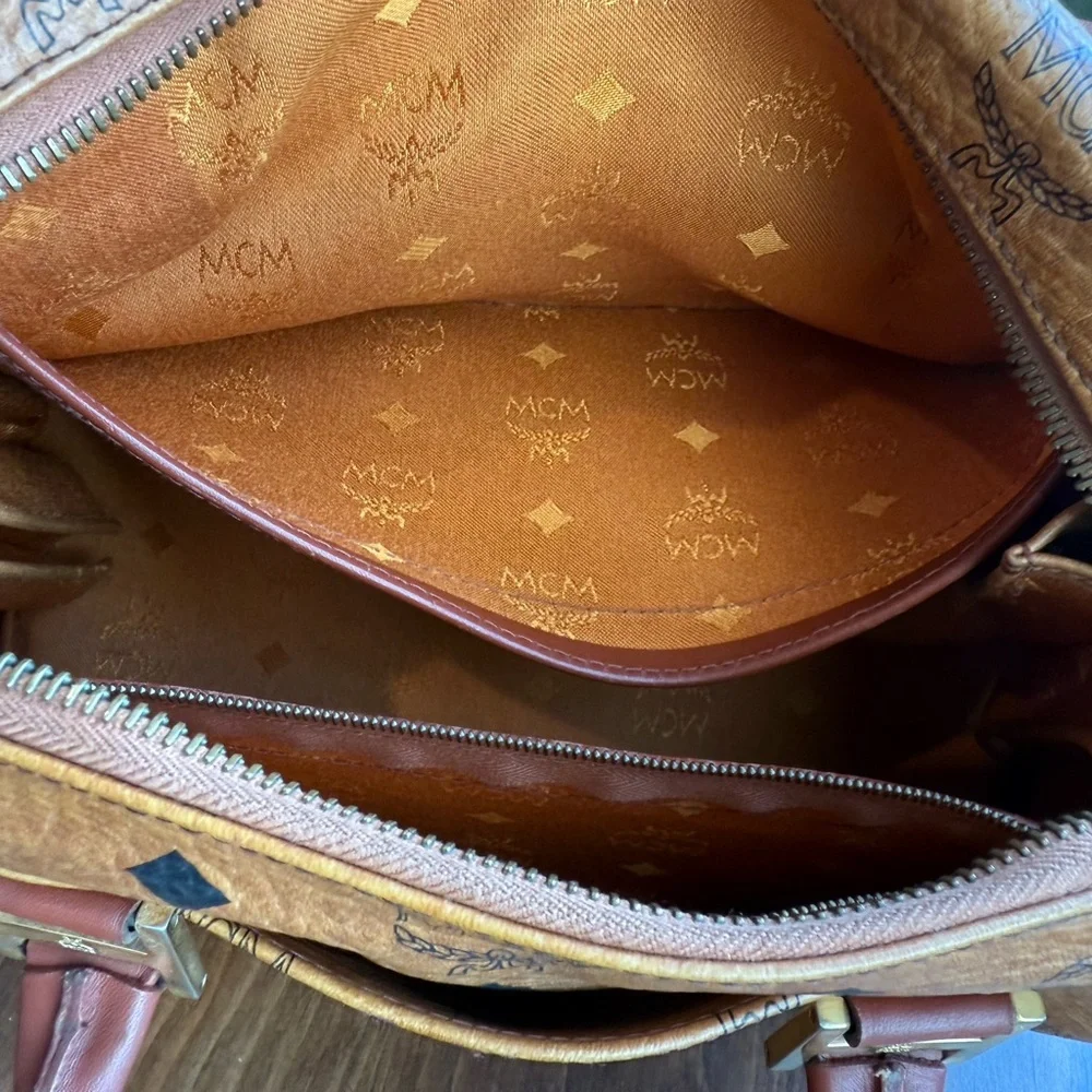 MCM Leather Boston Bag - Picture 2 of 11